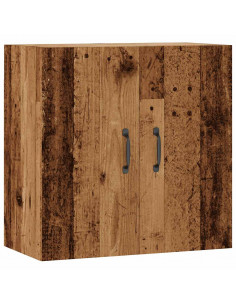 Armadietto a Muro Legno Vecchio 60x31x60 cm in Truciolato