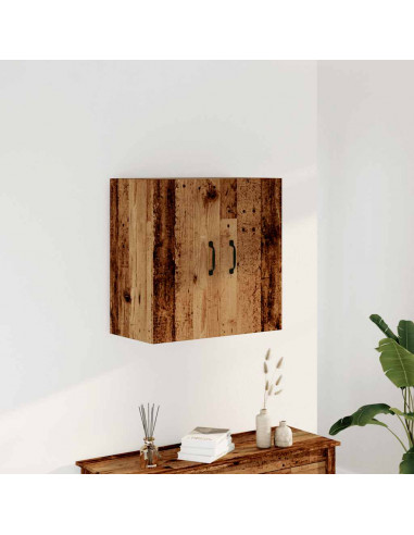 Armadietto a Muro Legno Vecchio 60x31x60 cm in Truciolato