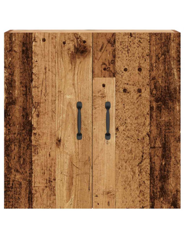 Armadietto a Muro Legno Vecchio 60x31x60 cm in Truciolato