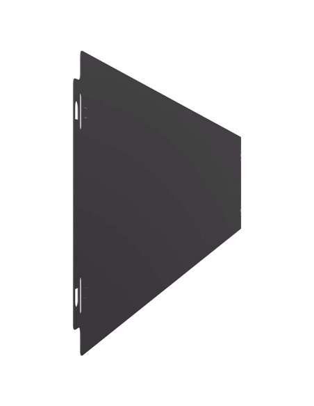 Bordure per Prato 50 pz Nere Acciaio Laminato a Freddo