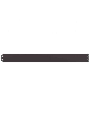 Bordure per Prato 50 pz Nere Acciaio Laminato a Freddo