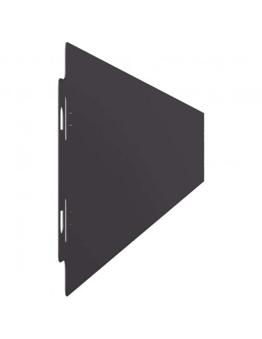 Bordure per Prato 50 pz Nere Acciaio Laminato a Freddo