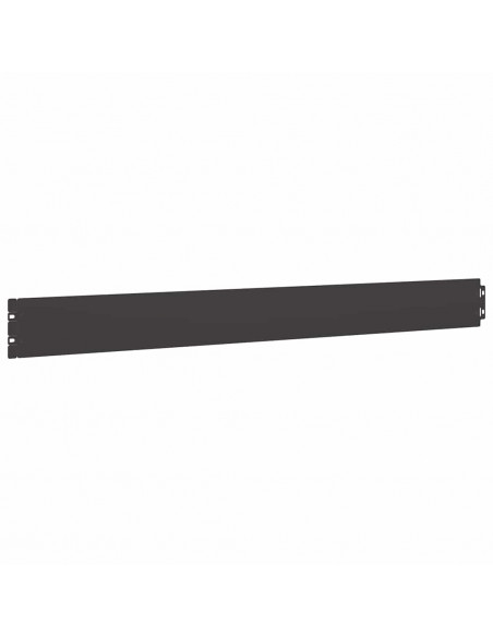 Bordure per Prato 50 pz Nere Acciaio Laminato a Freddo