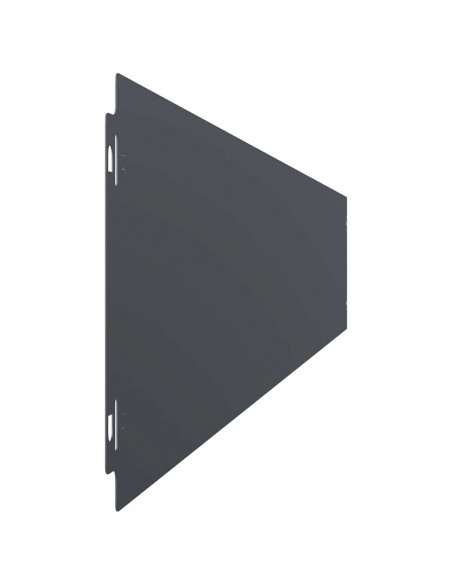 Bordure per Prato 50 pz Antracite Acciaio Laminato a Freddo