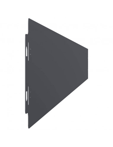 Bordure per Prato 50 pz Antracite Acciaio Laminato a Freddo