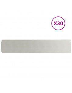 Bordure per Prato 30 pz Verde Oliva Acciaio Laminato a Freddo