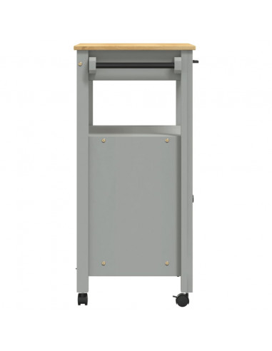 Carrello da Cucina MONZA 60x40x90 cm in Legno Massello di Pino