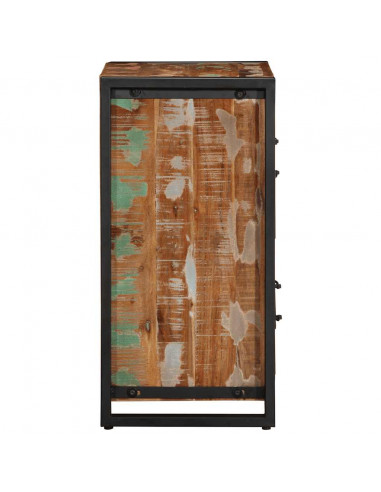 Credenza Multicolore 55x35x70 cm in Legno Massello Recupero