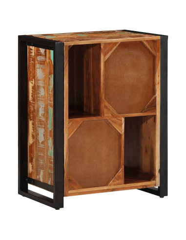 Credenza Multicolore 55x35x70 cm in Legno Massello Recupero