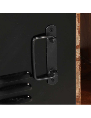 Credenza Multicolore 55x35x70 cm in Legno Massello Recupero