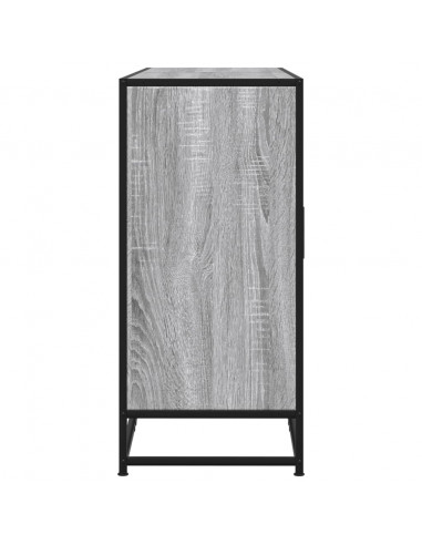 Credenza Grigio Sonoma 134x35x76 cm in Truciolato