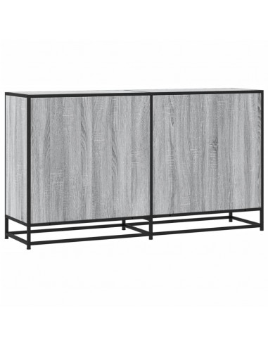 Credenza Grigio Sonoma 134x35x76 cm in Truciolato
