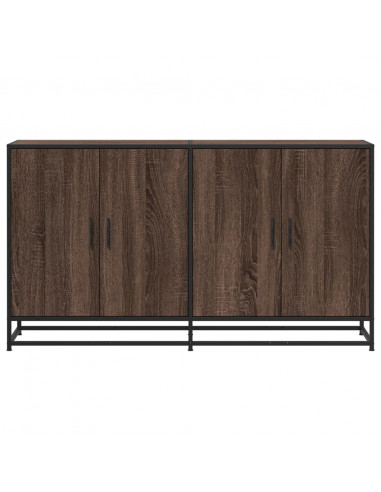 Credenza Rovere Marrone 134x35x76 cm in Truciolato