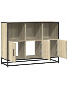 Credenza Rovere Sonoma 100x35x76 cm in Legno Multistrato