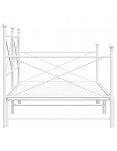 Divano Letto Estraibile senza Materasso 100x200 cm in Acciaio