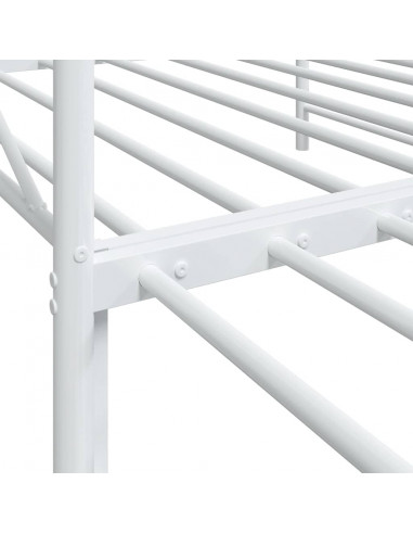 Divano Letto Estraibile senza Materasso 100x190 cm in Acciaio