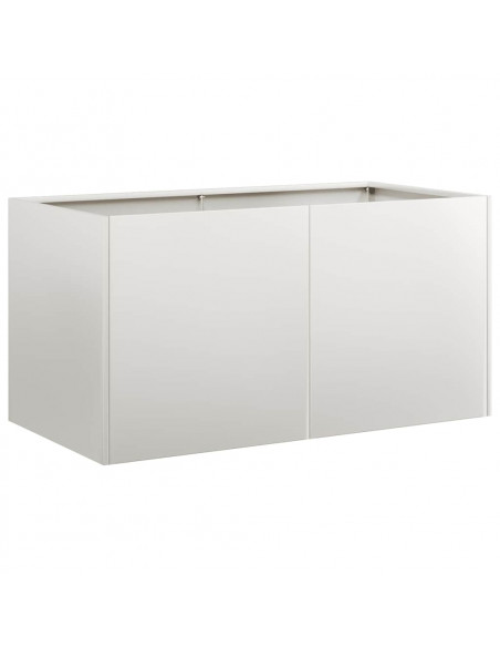 Fioriera 80x40x40 cm in Acciaio Inox
