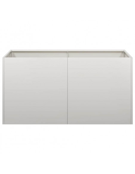 Fioriera 80x40x40 cm in Acciaio Inox