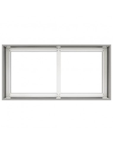 Fioriera 80x40x40 cm in Acciaio Inox