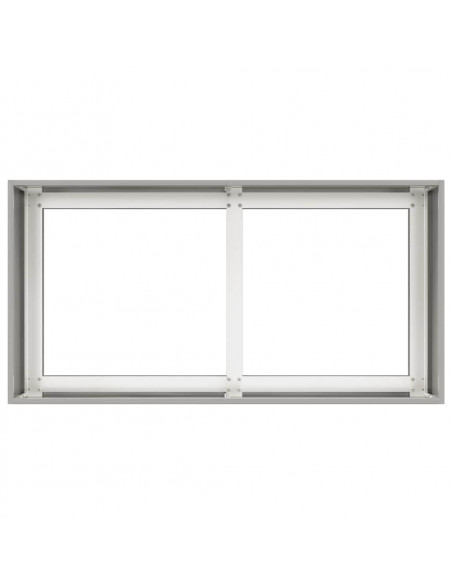Fioriera 80x40x40 cm in Acciaio Inox