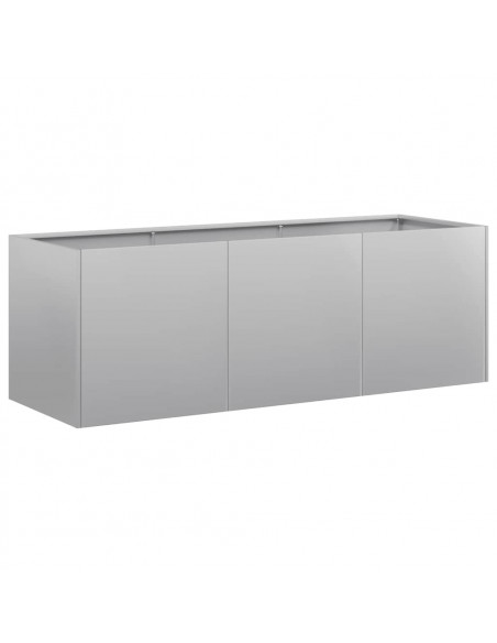 Fioriera 120x40x40 cm in Acciaio Zincato