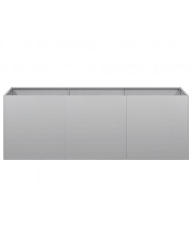 Fioriera 120x40x40 cm in Acciaio Zincato