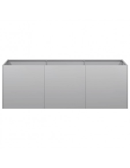 Fioriera 120x40x40 cm in Acciaio Zincato