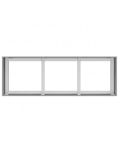 Fioriera 120x40x40 cm in Acciaio Zincato