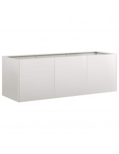 Fioriera 120x40x40 cm in Acciaio Inox