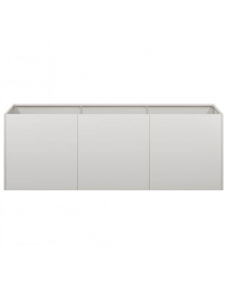 Fioriera 120x40x40 cm in Acciaio Inox