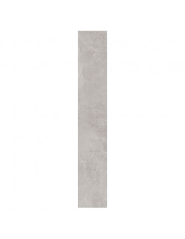Scarpiera con Specchio a 3 Livelli Grigio cemento 63x17x102,5cm