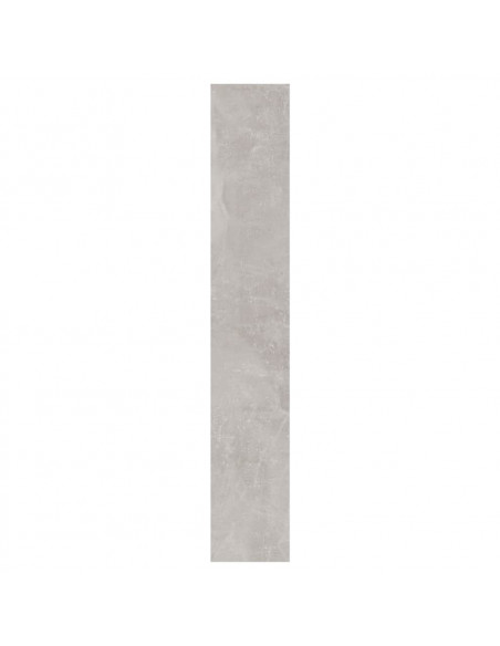 Scarpiera con Specchio a 3 Livelli Grigio cemento 63x17x102,5cm