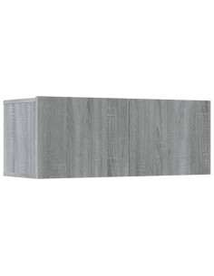 Set di Mobili Porta TV 5 pz Grigio Sonoma in Legno Multistrato