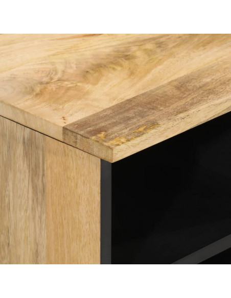 Mobile Porta TV 80x33x46 cm in Legno Massello di Mango
