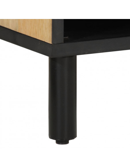 Mobile Porta TV 80x33x46 cm in Legno Massello di Mango