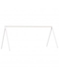 Letto a Castello con Tetto Bianco 90x200 cm in Legno di Pino 2