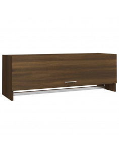 Armadio Rovere Marrone 100x32,5x35 cm in Legno Ingegnerizzato
