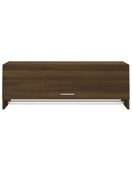Armadio Rovere Marrone 100x32,5x35 cm in Legno Ingegnerizzato