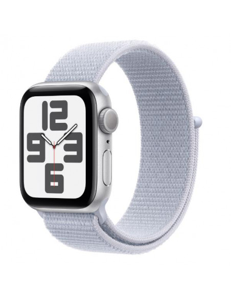 APPLE WATCH SE GPS 40MM SILVER ALUMINIUM CASE WITH BLUE CLOUD SPORT LOOP