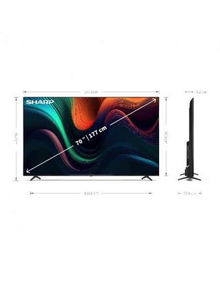 70 UHD 4K FRAMELESS SMART GOOGLE TV