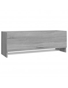 Armadio Grigio Sonoma 100x32,5x35 cm in Legno Ingegnerizzato