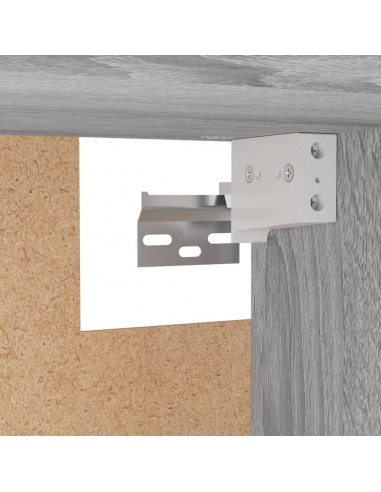 Armadio Grigio Sonoma 100x32,5x35 cm in Legno Ingegnerizzato