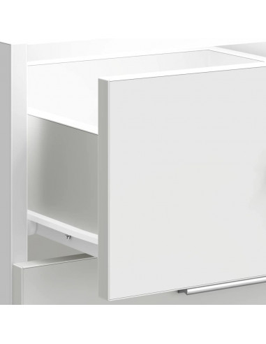 Armadio Inferiore Bianco 40x46x81,5 cm in Legno Multistrato