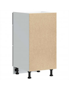 Armadio Inferiore Nero 40x46x81,5 cm in Legno Multistrato