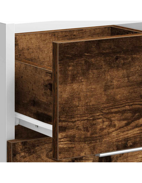 Armadio Inferiore Rovere Fumo 40x46x81,5cm in Legno Multistrato