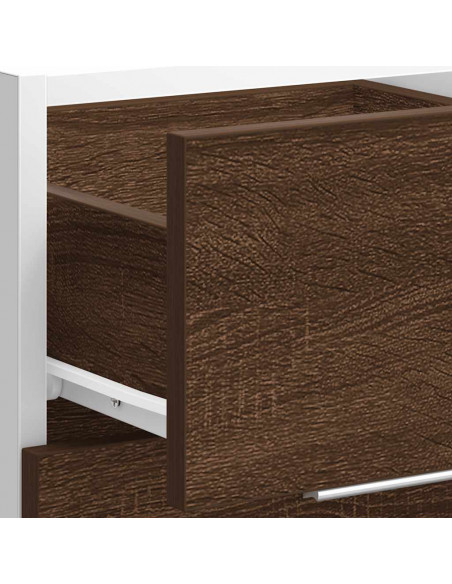 Armadio Inferiore Rovere Marrone 40x46x81,5cm Legno Multistrato