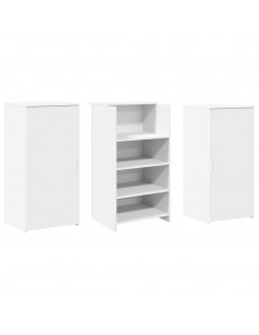 Banco Reception Bianco 155x50x103,5 cm in Legno Multistrato