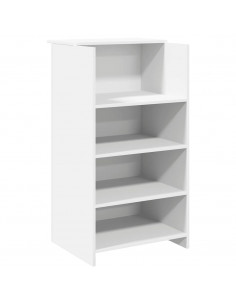 Banco Reception Bianco 155x50x103,5 cm in Legno Multistrato 2