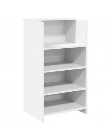 Banco Reception Bianco 155x50x103,5 cm in Legno Multistrato