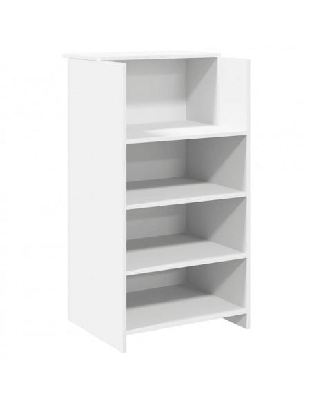 Banco Reception Bianco 155x50x103,5 cm in Legno Multistrato